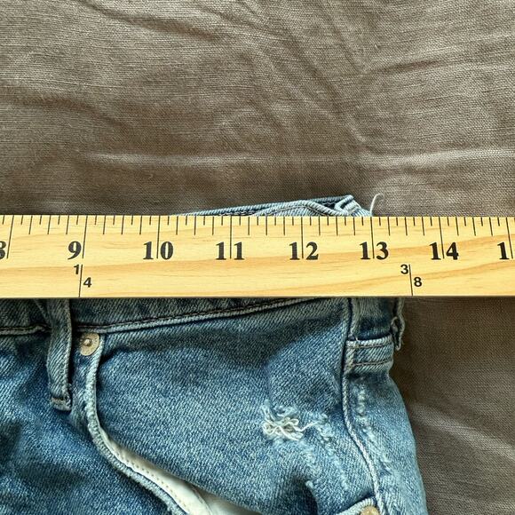 Citizens of Humanity Womens Jeans Charlotte Crop Distressed Light Wash 27 - Picture 4 of 16